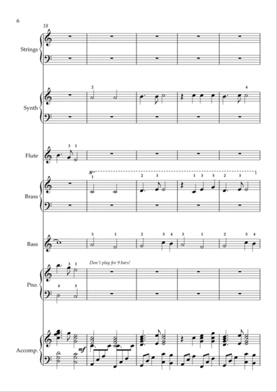 Test Drive Electronic Keyboard scores gallery preview page 6
