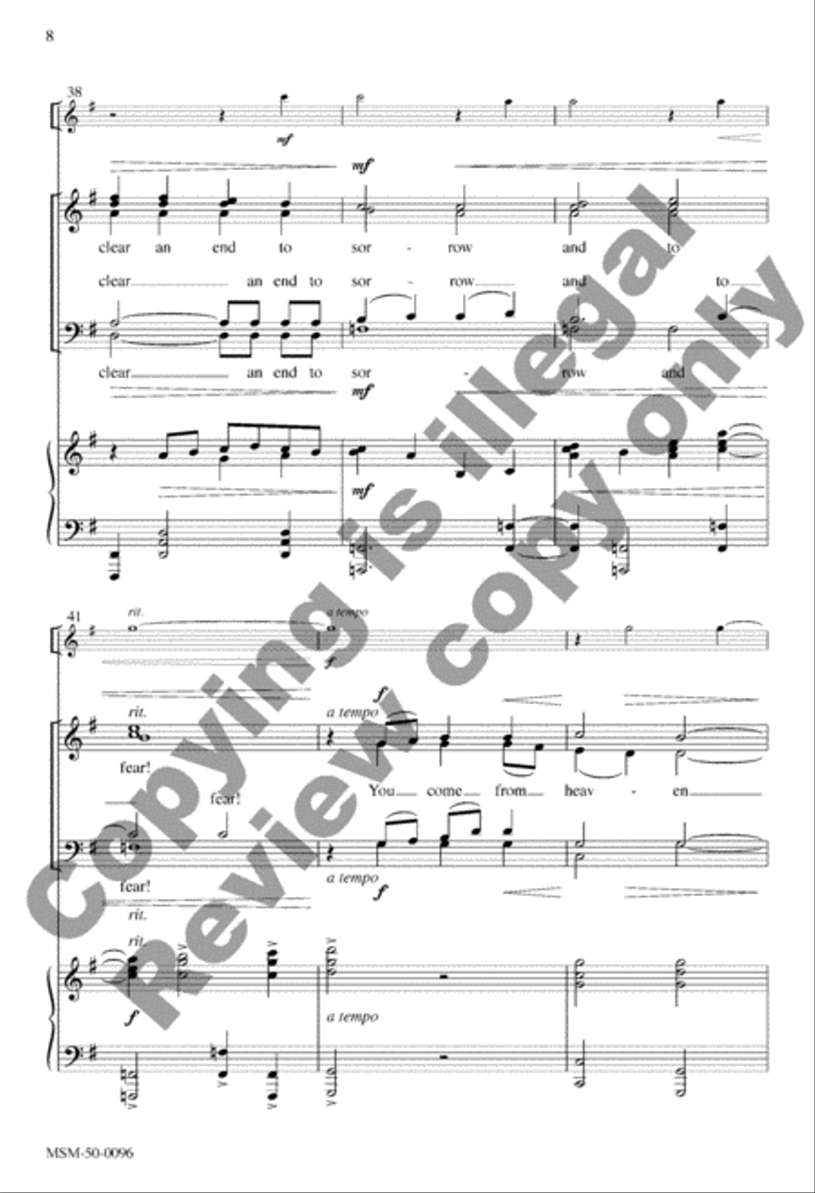 Long-Expected Dawn 4-Part scores gallery preview page 8