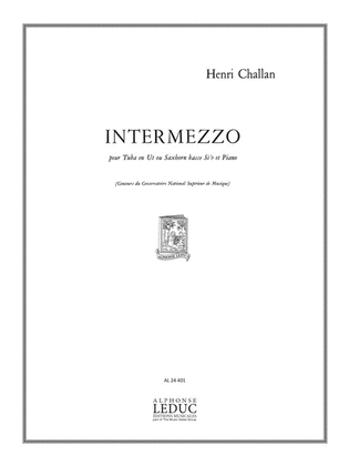 Book cover for Challan H. Intermezzo Tuba Or Saxhorn Basse Eb & Piano Book