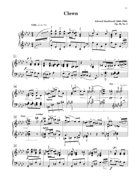 Humor in Piano Music -- Baroque to Modern
