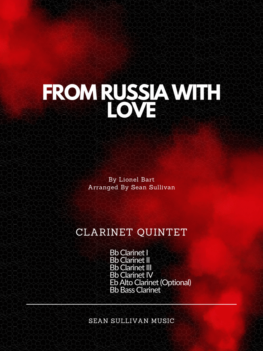From Russia With Love Clarinet Quintet scores gallery preview page 1