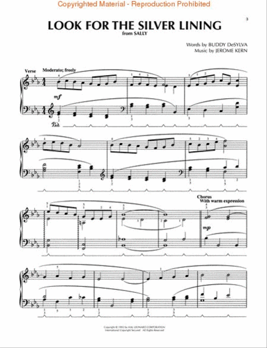 Lee Evans Arranges Jerome Kern – Revised Edition Piano Solo scores gallery preview page 2