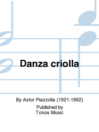 Book cover for Danza criolla