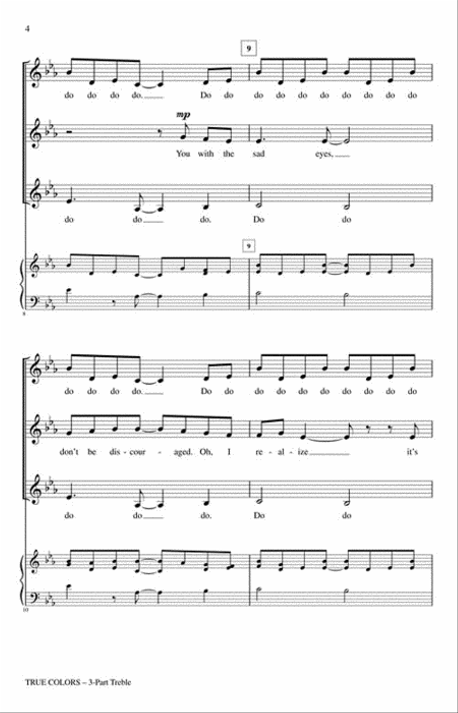 True Colors True Colors 3-Part scores gallery preview page 3
