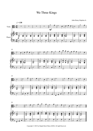 We Three Kings - John Henry Hopkins Jr. (Viola + Piano)