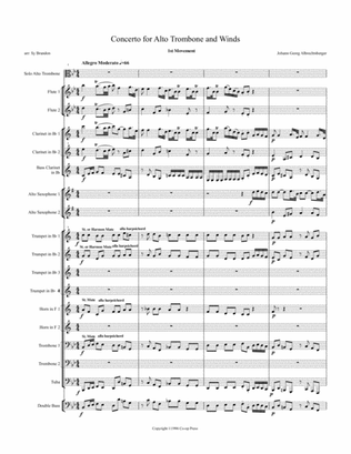 Concerto for Alto Trombone and Winds