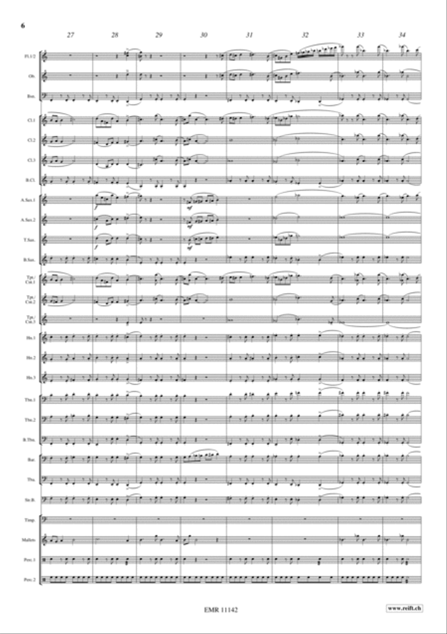 The Great Train Robbery Concert Band scores gallery preview page 7