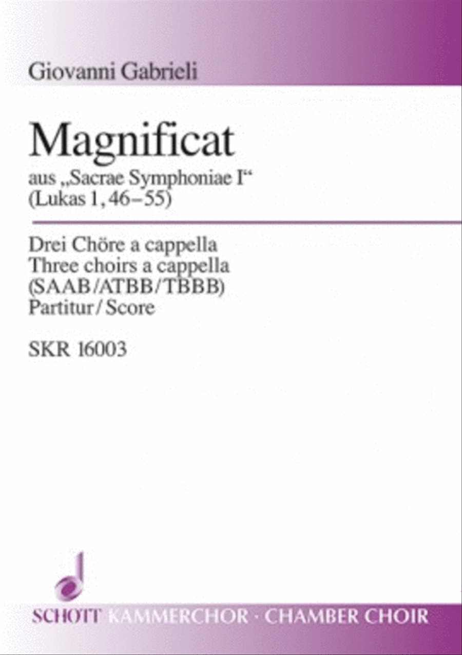 Magnificat Magnificat Mixed Choir scores gallery preview page 1