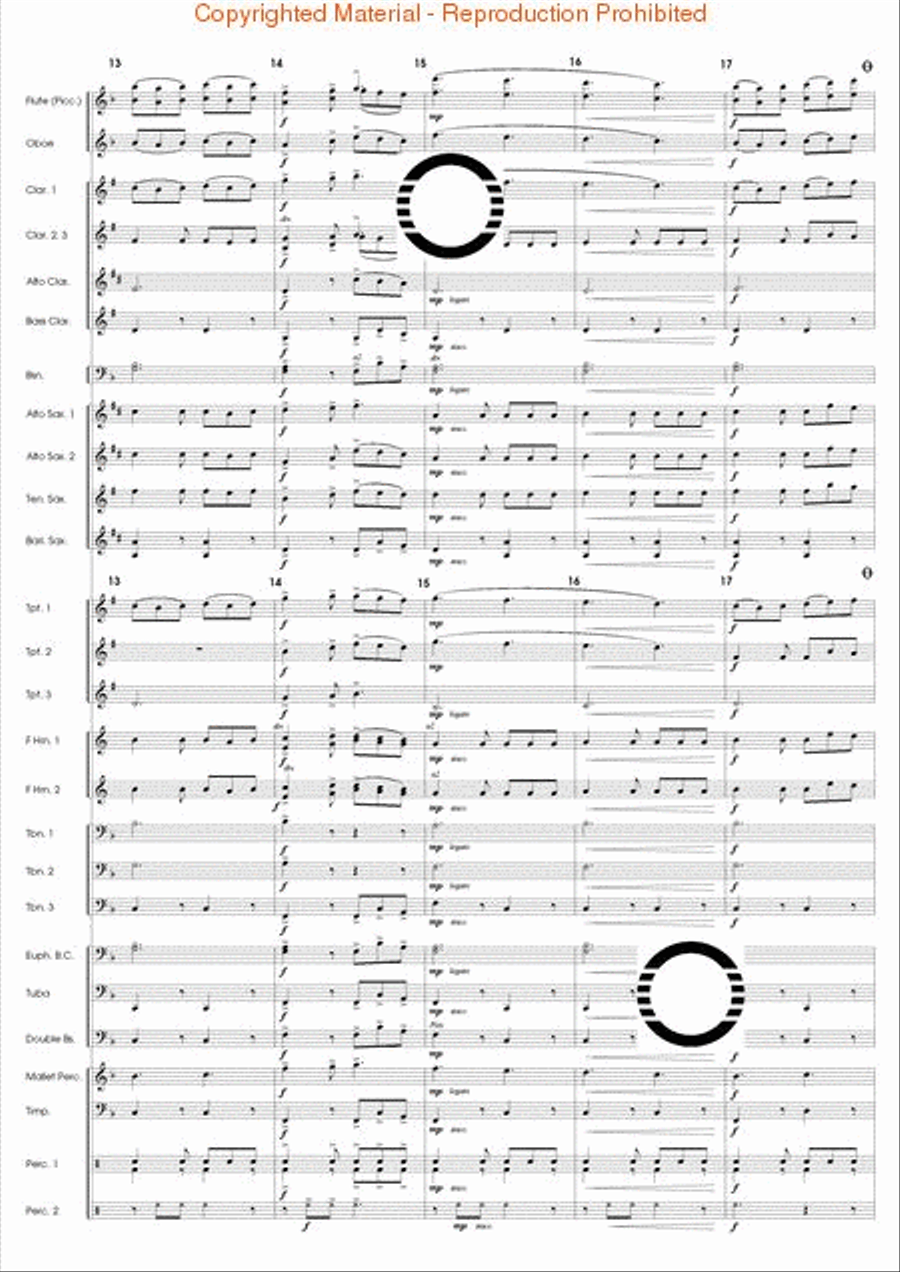Articulation Studies Concert Band scores gallery preview page 51