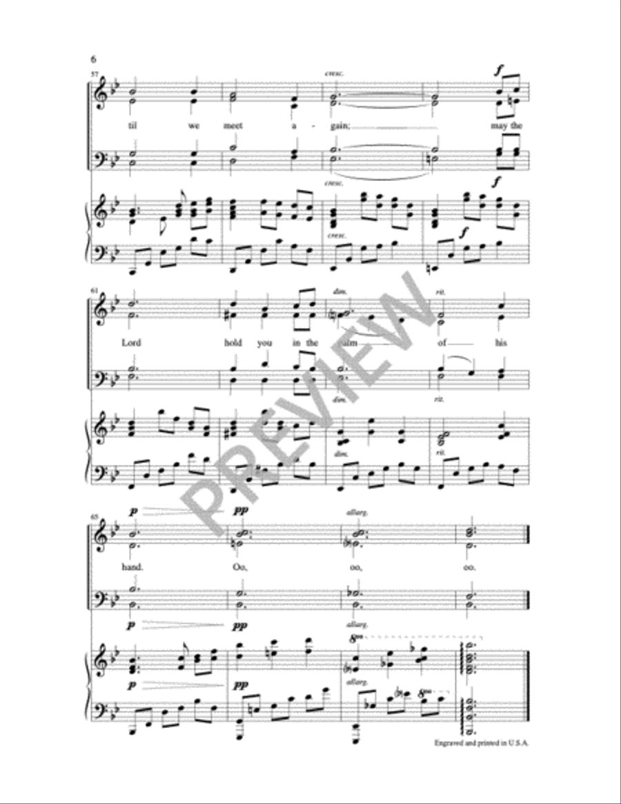 A Gaelic blessing 4-Part scores gallery preview page 2