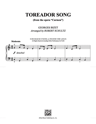Book cover for Toreador Song
