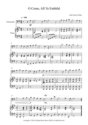 O Come, All Ye Faithful - John Francis Wade (Cello + Piano)