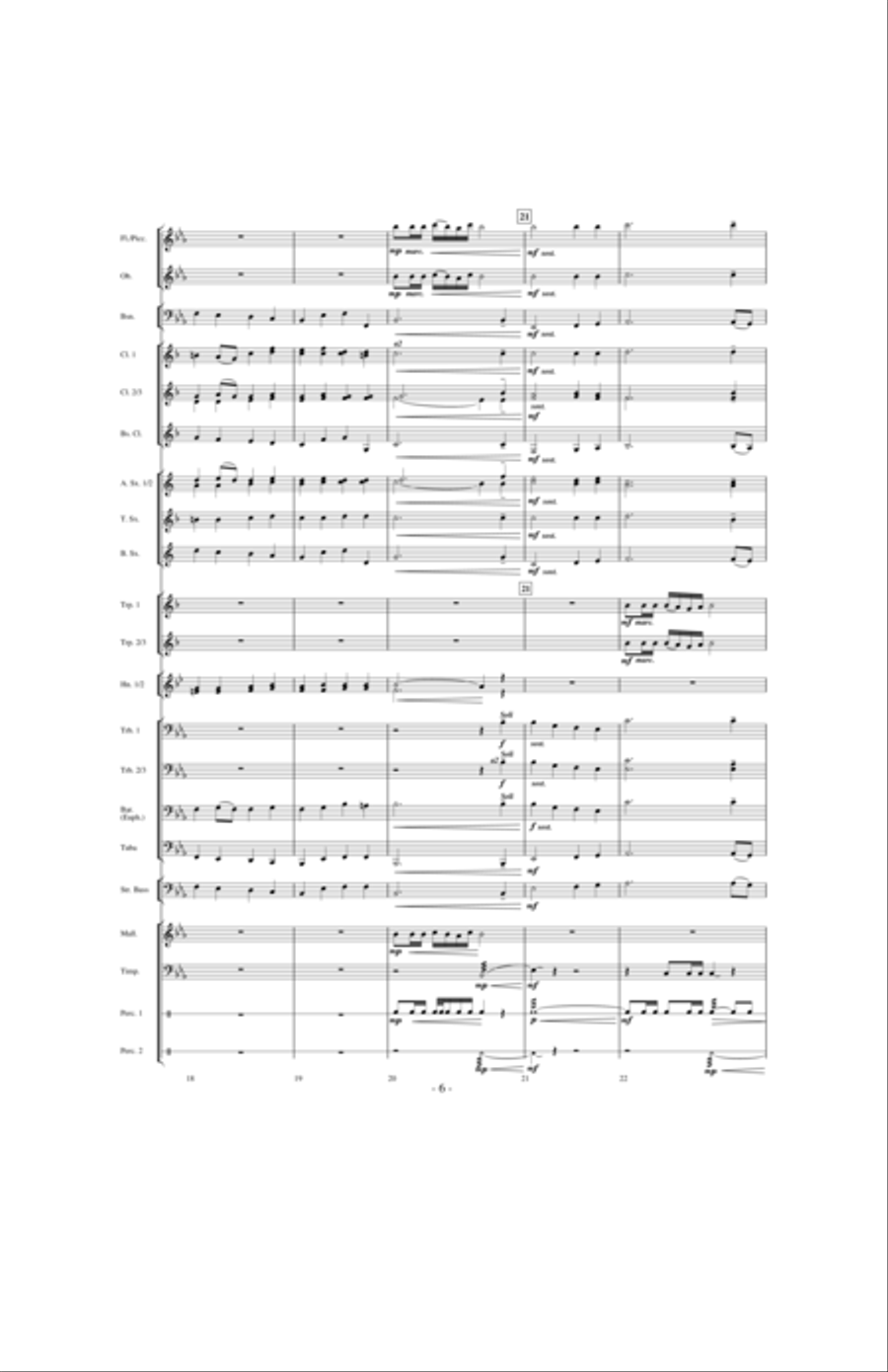 Crown Him With Many Crowns Concert Band scores gallery preview page 5