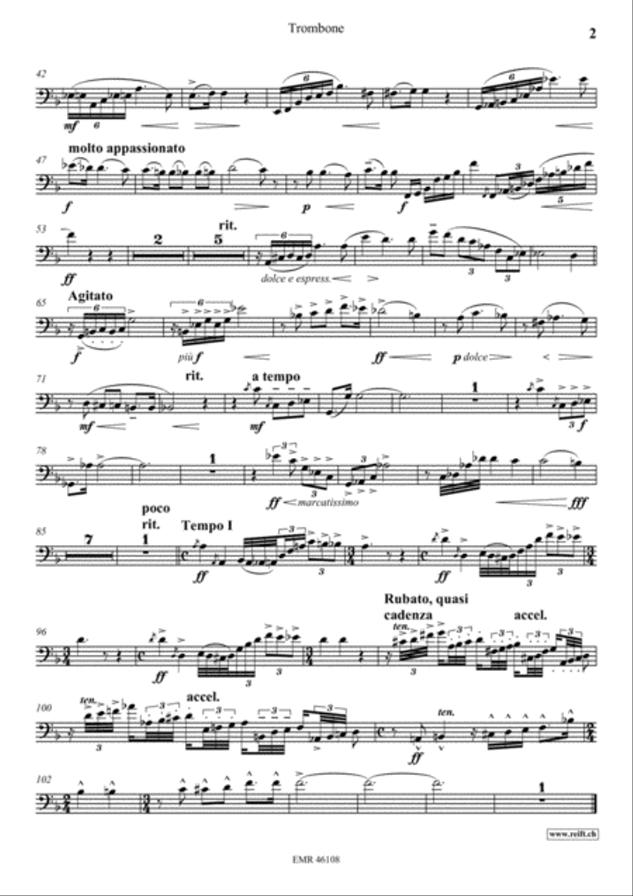 Poeme No. 1 Piano Accompaniment scores gallery preview page 3