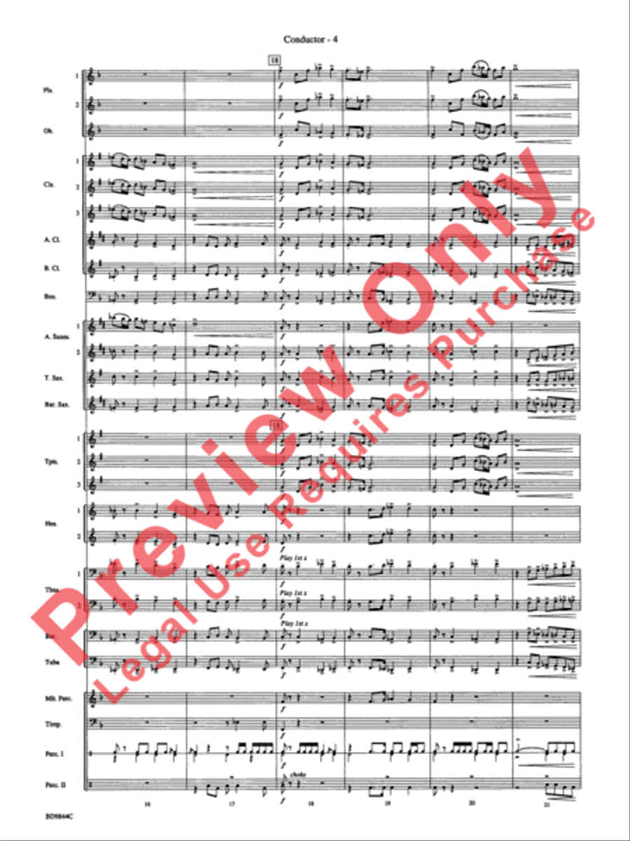 Alliance Alliance Concert Band scores gallery preview page 7