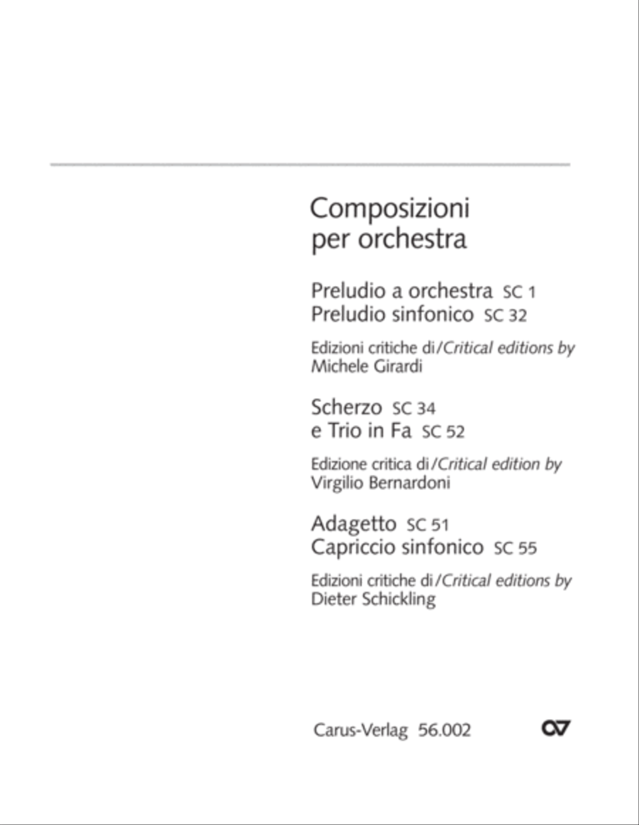Edizione Nazionale delle Opere di Giacomo Puccini. II. Instrumental music; 1. Works for orchestra (vol. II/1) Score scores gallery preview page 6