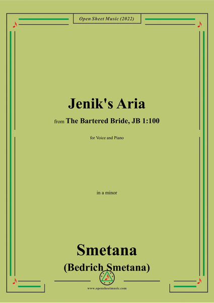 Smetana-Jenik's Aria,in a minor,from 'The Bartered Bride,JB 1:100'