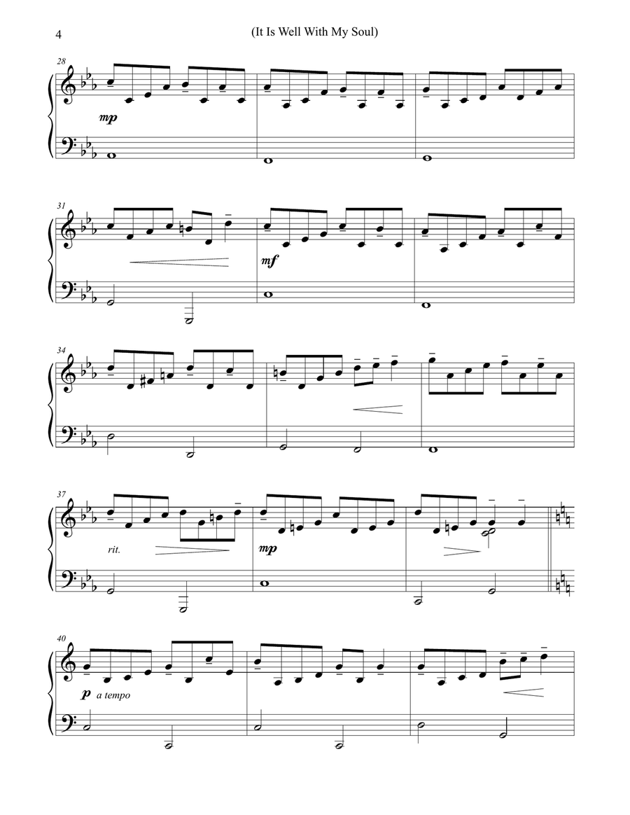 Sacred Moments at the Piano, Vol. II Piano Solo scores gallery preview page 4