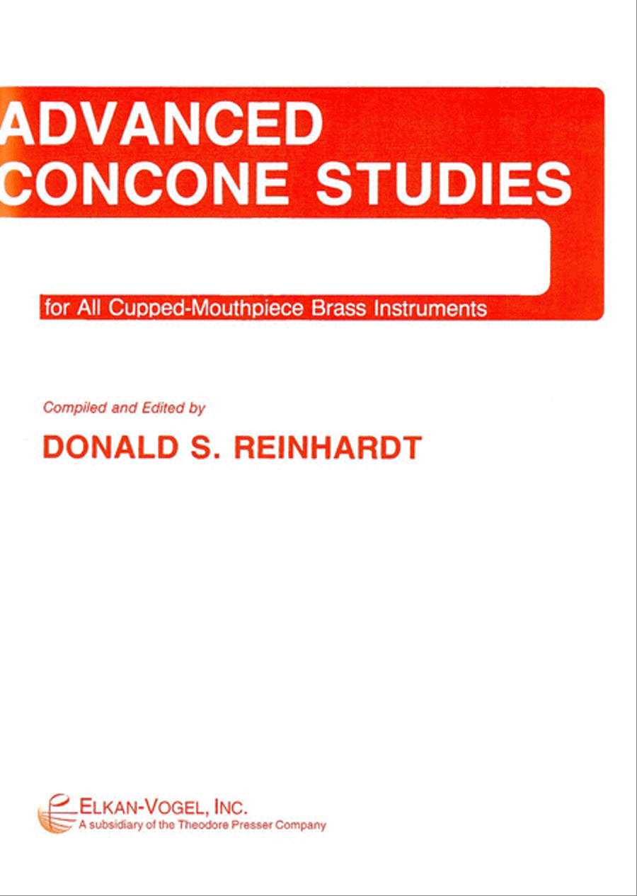 Advanced Concone Studies