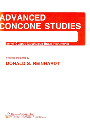 Book cover for Advanced Concone Studies