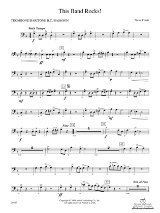 This Band Rocks!: (wp) 1st B-flat Trombone B.C.