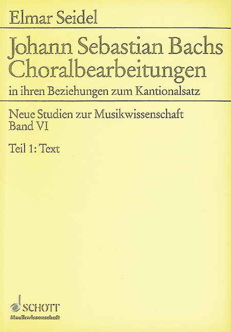 Seidel E Bachs Choralbearbeitungen
