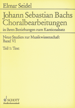 Seidel E Bachs Choralbearbeitungen