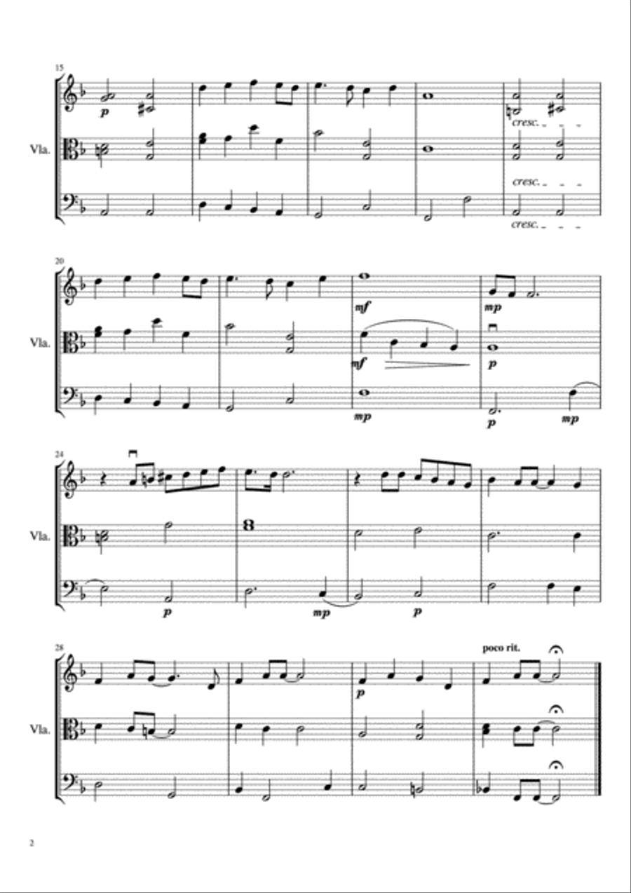 Yesterday Yesterday String Trio scores gallery preview page 3