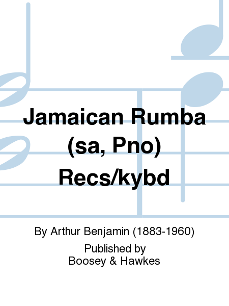 Jamaican Rumba (sa, Pno) Recs/kybd
