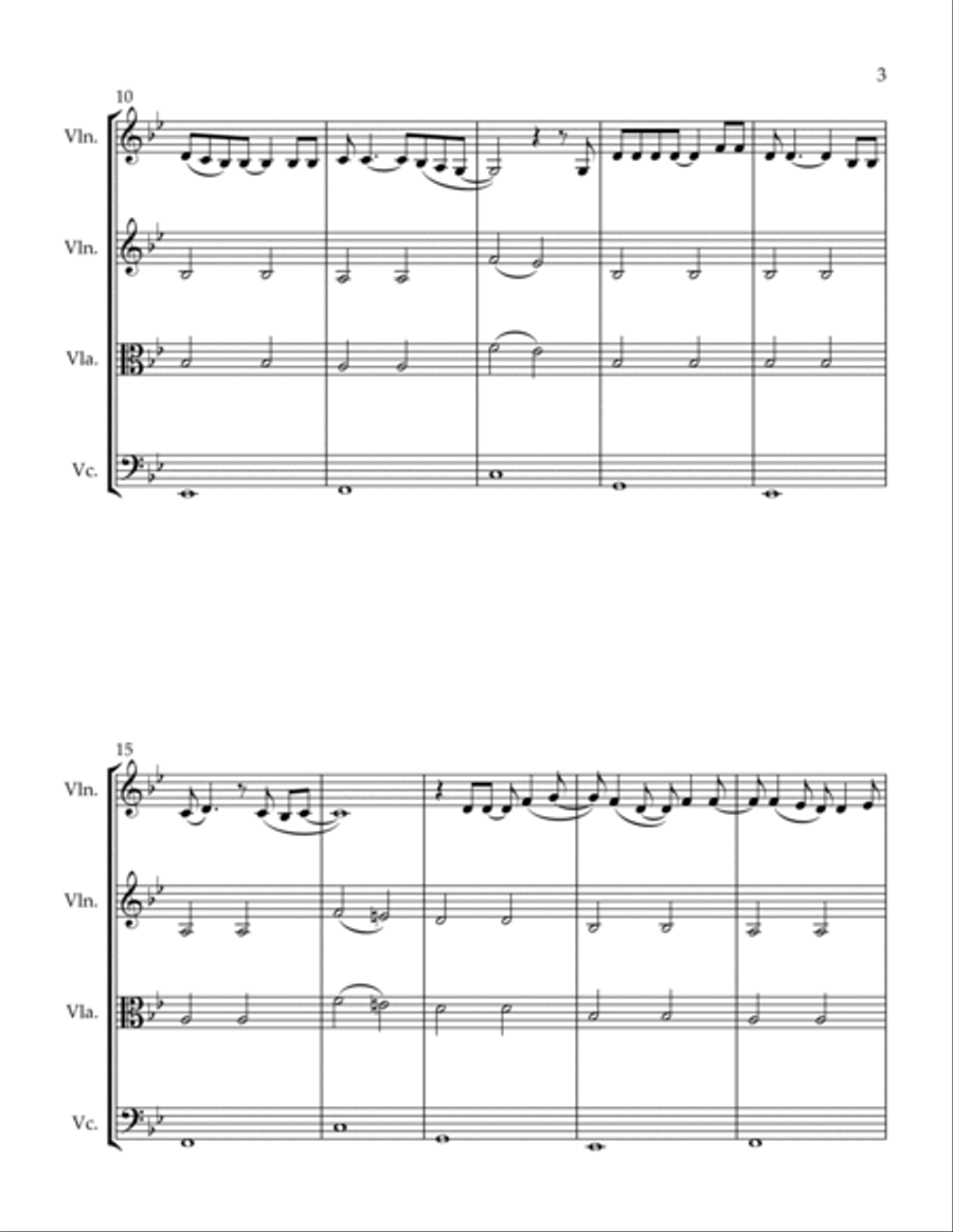 Let It Go String Trio scores gallery preview page 5