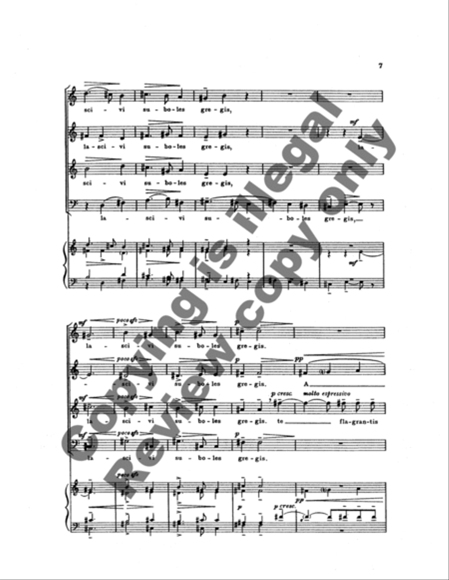O fons Bandusiae, splendidior vitro SSATBB scores gallery preview page 17