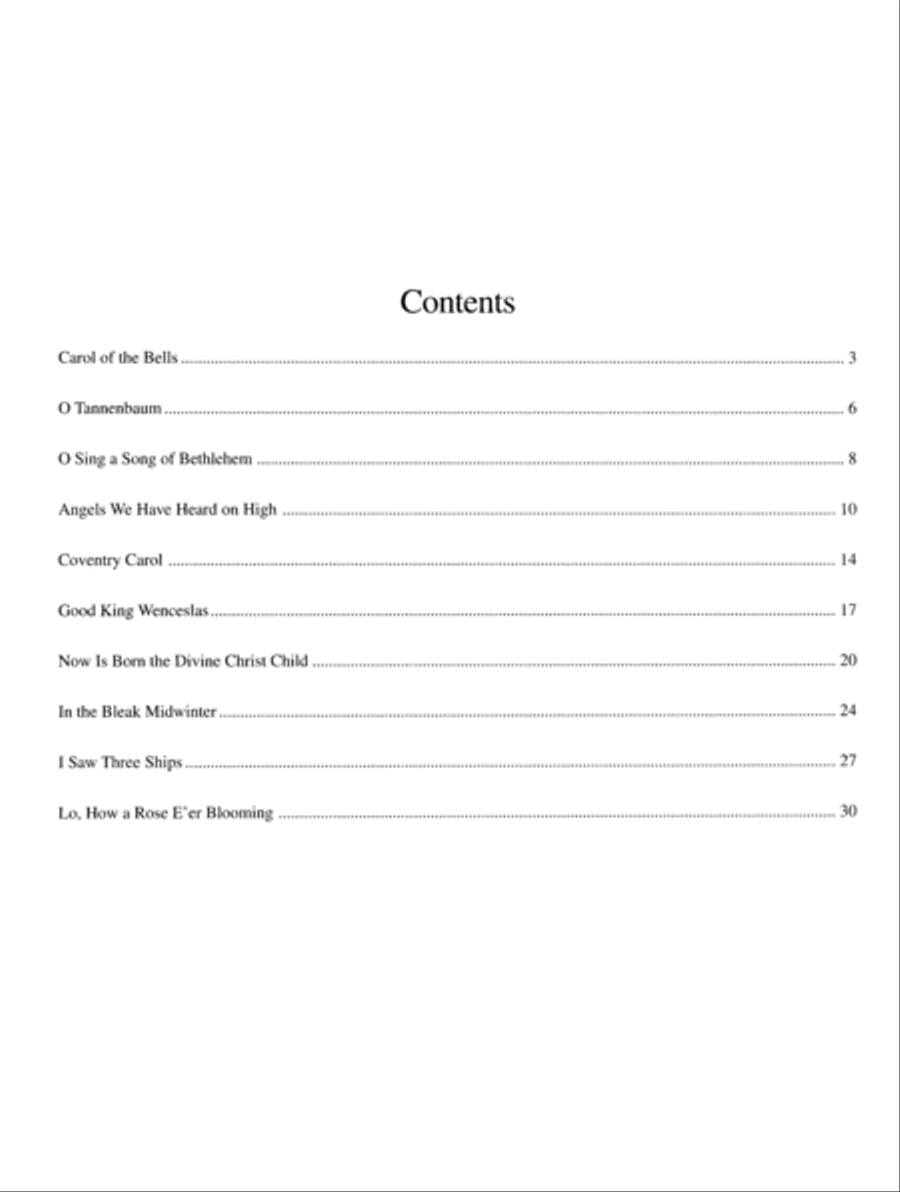 Timeless Carols for a New Age Piano Solo scores gallery preview page 2