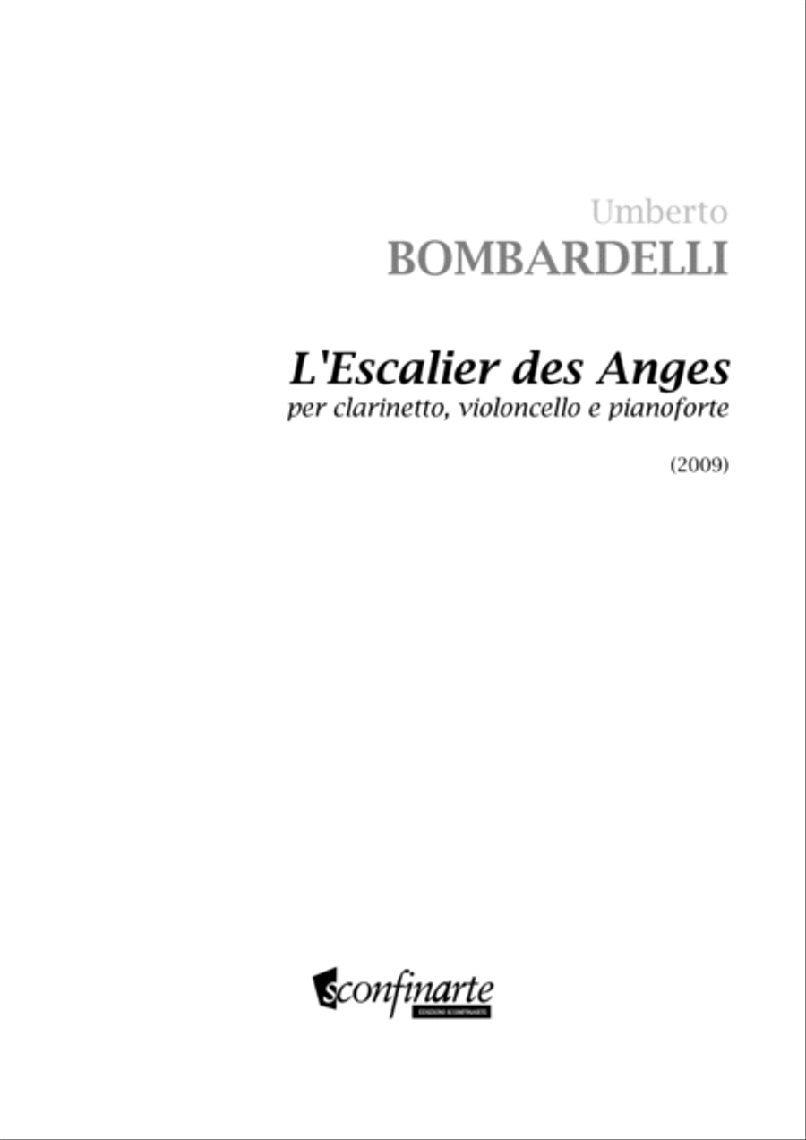 Umberto Bombardelli: L'ESCALIERE DES ANGES (ES 399) Small Ensemble scores gallery preview page 3