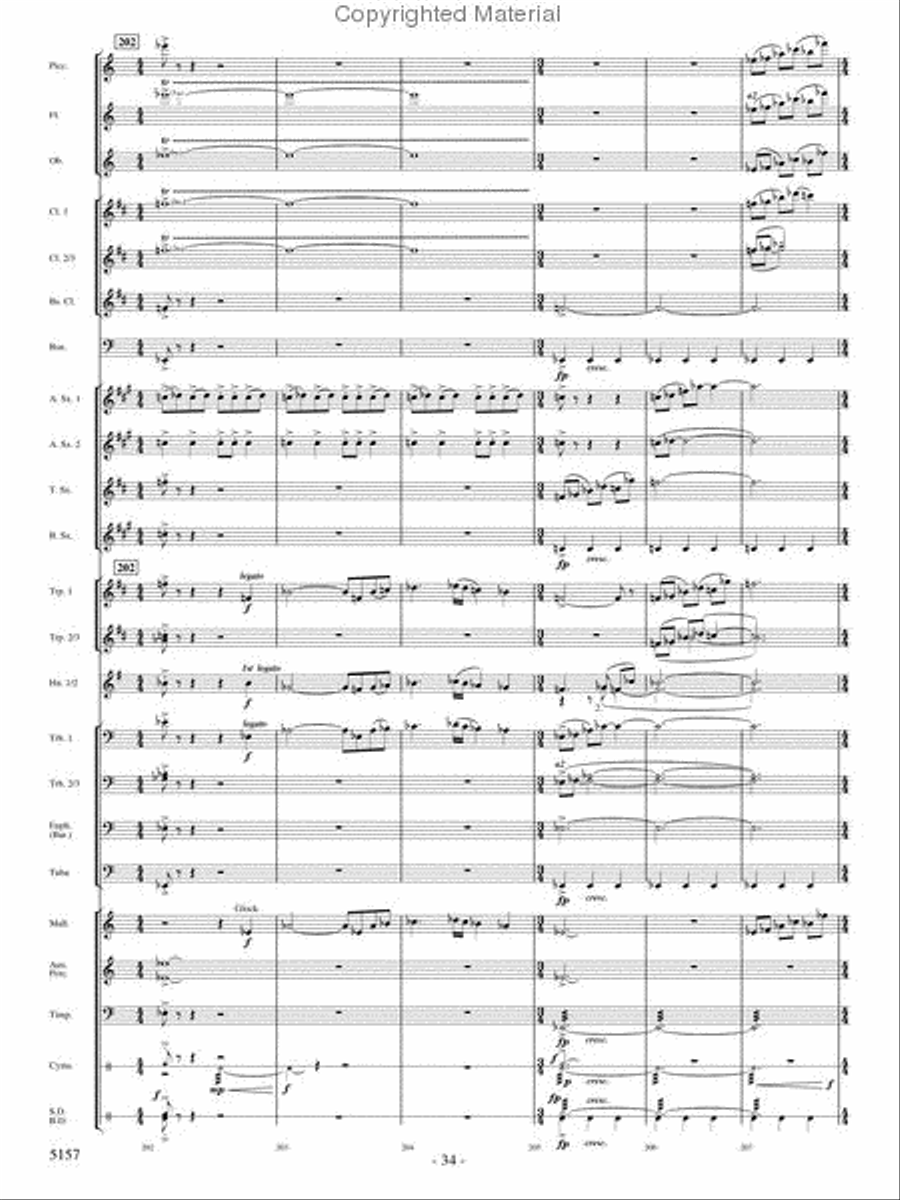 Fate of the Gods Fate of the Gods Concert Band scores gallery preview page 33
