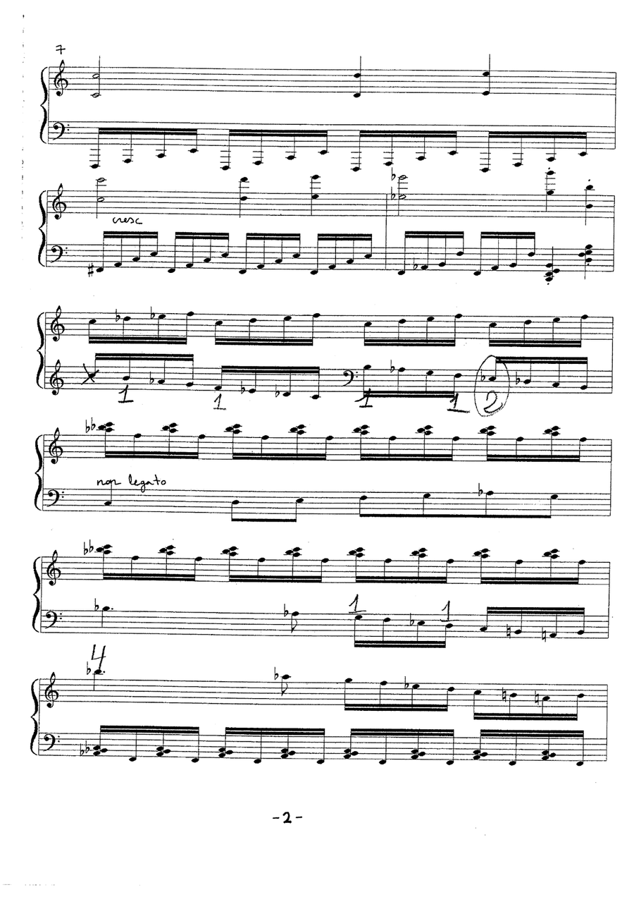 Disentimento Disentimento Piano Solo scores gallery preview page 2