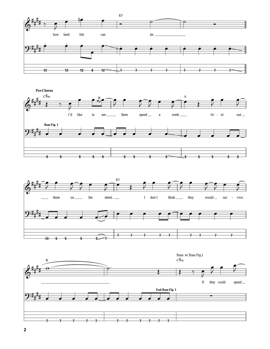 Lifestyles Of The Rich And Famous Electric Guitar scores gallery preview page 2