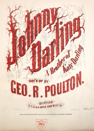 Book cover for Johnny Darling. A Brother of Katy Darling