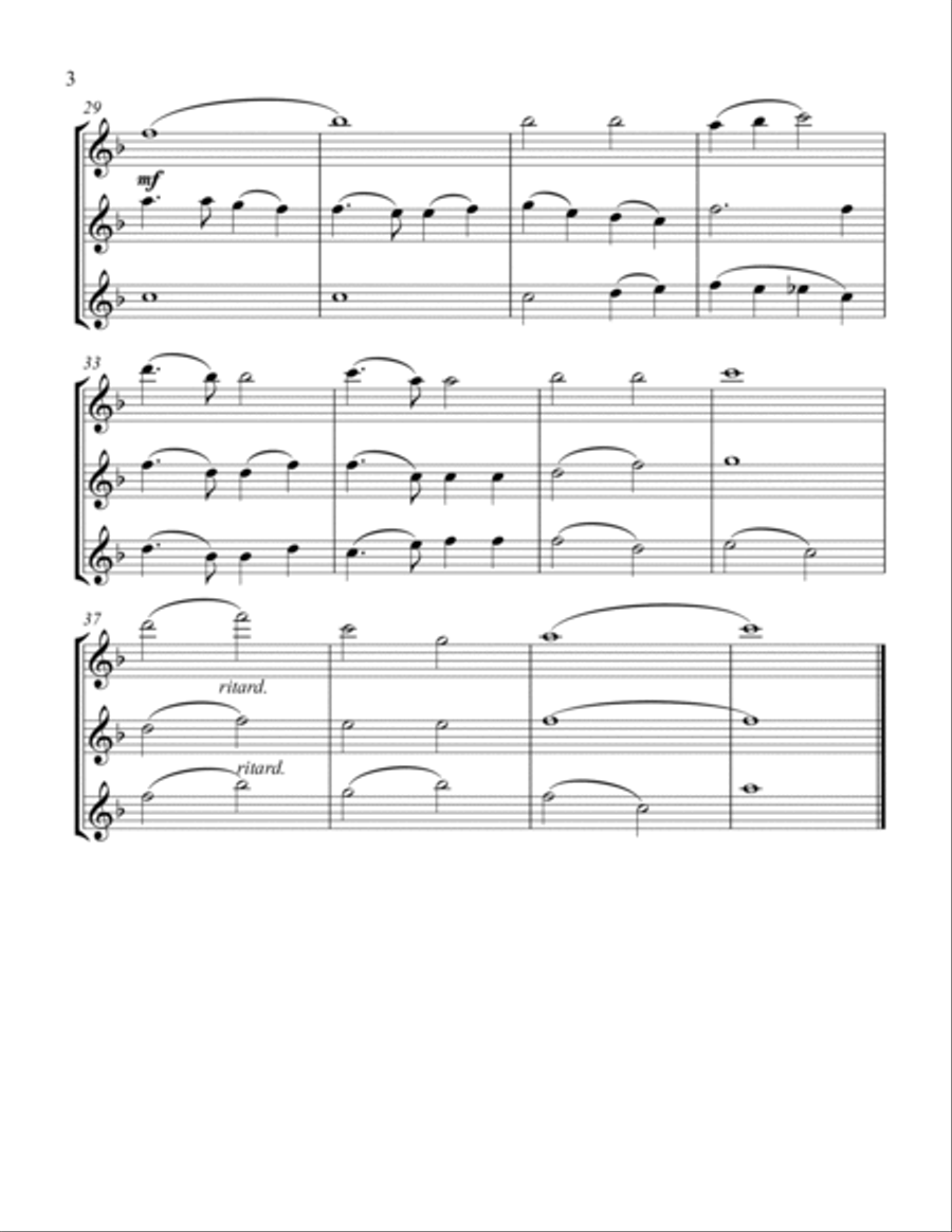 America, the Beautiful, for Flute Trio Flute Trio scores gallery preview page 4