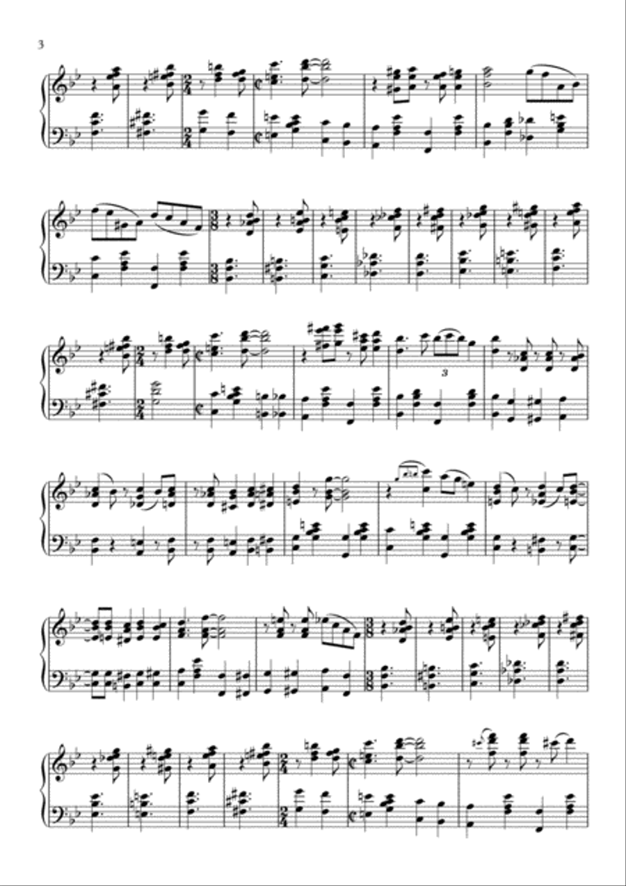 The Finger Breaker - Piano Piano Solo scores gallery preview page 4