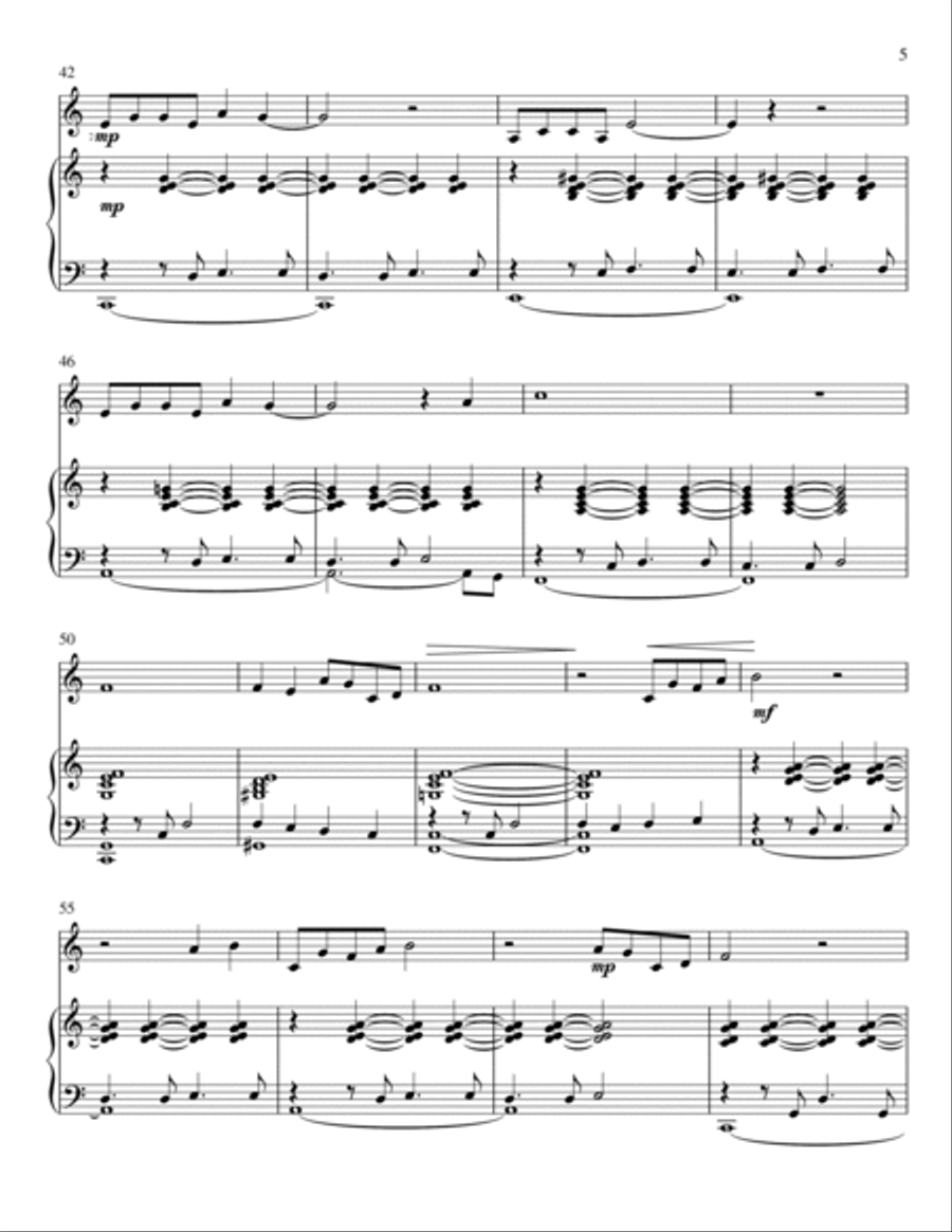 No One Is Alone No One Is Alone Small Ensemble scores gallery preview page 5