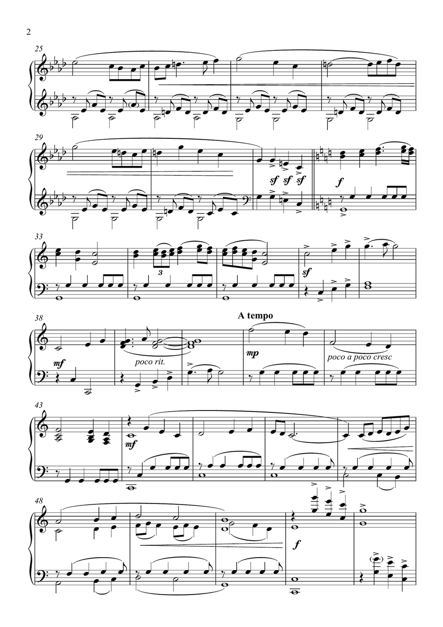 Come, Thou Almighty King (piano solo) Piano Solo scores gallery preview page 2