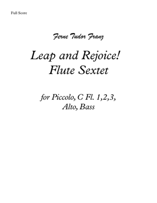 Leap & Rejoice! Celtic Flute Sextet