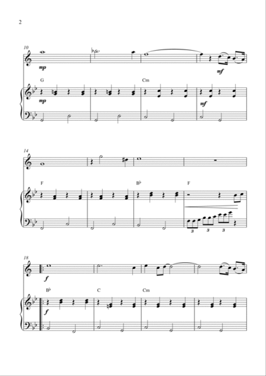 Chanson D'amour (the Ra-da-da-da-da Song) Tenor Saxophone scores gallery preview page 2