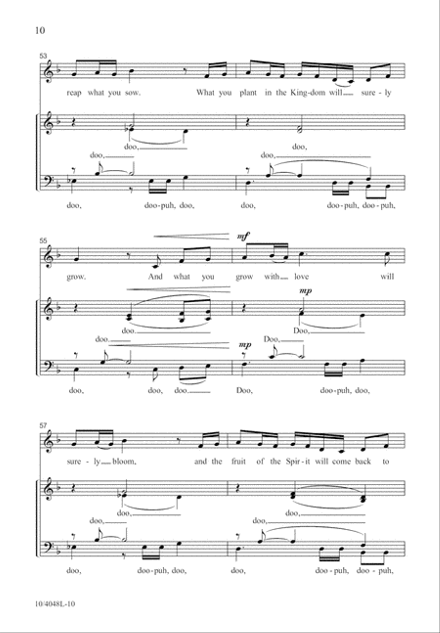 Reap What You Sow 4-Part scores gallery preview page 11