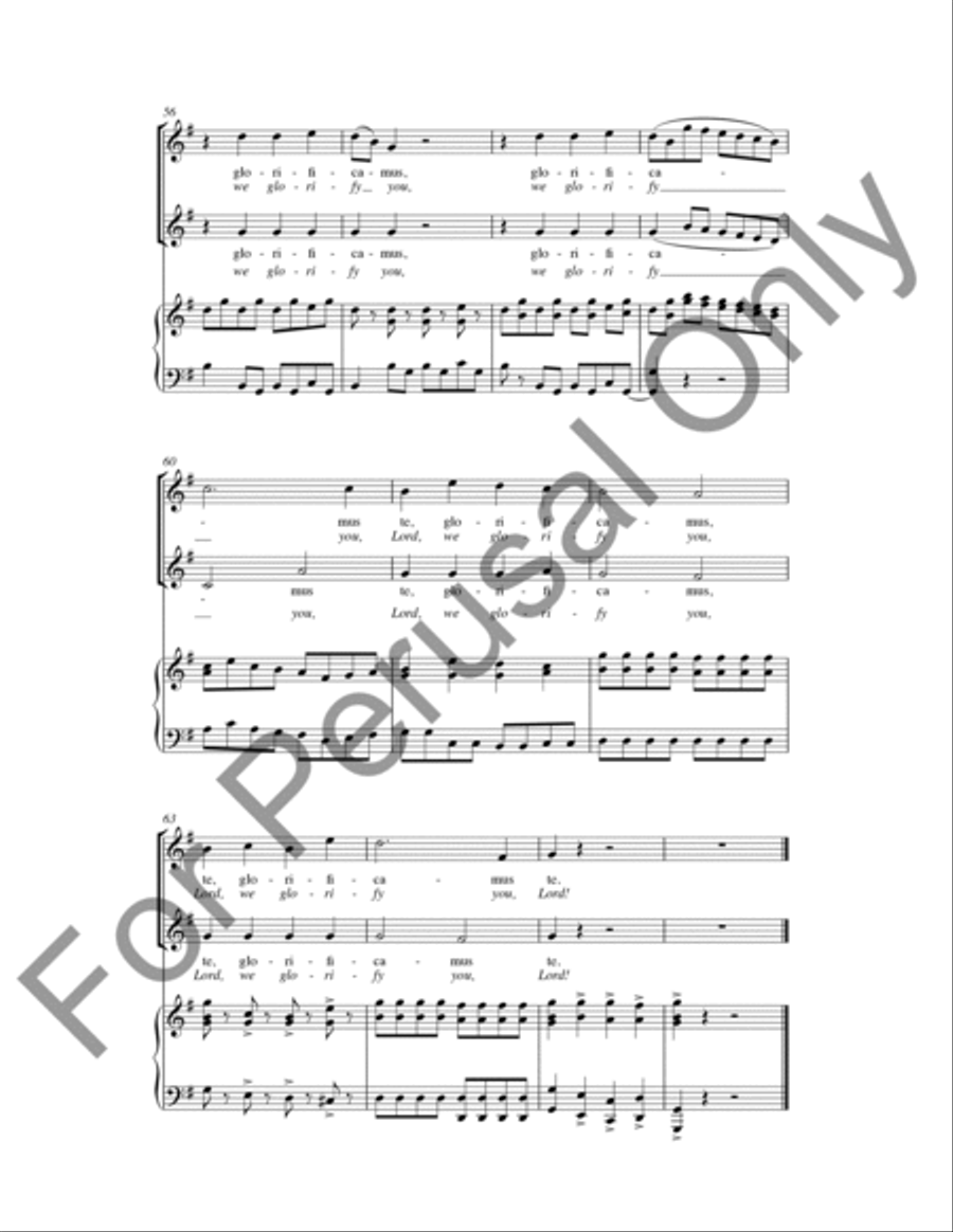 Gloria Gloria TB scores gallery preview page 8