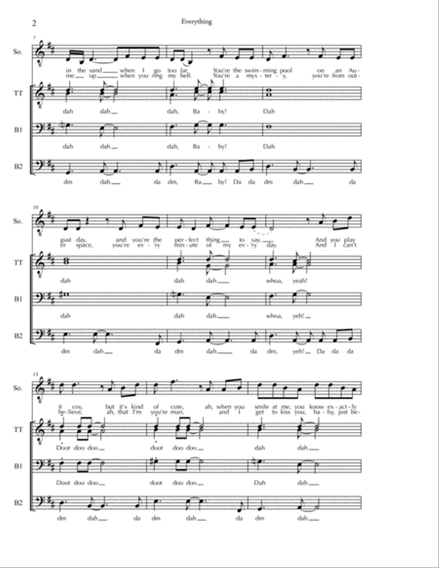 Everything Everything High Voice scores gallery preview page 2