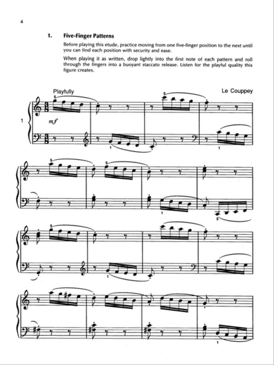 Piano Etudes for the Development of Musical Fingers, Book 2 Piano Method scores gallery preview page 3