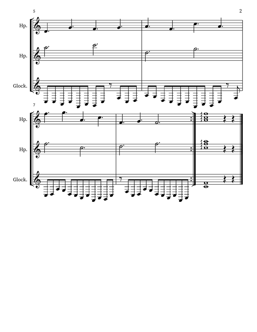 Children's Musing 6 Small Ensemble scores gallery preview page 2