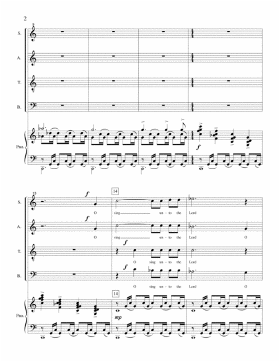 O Sing Unto The Lord image number null