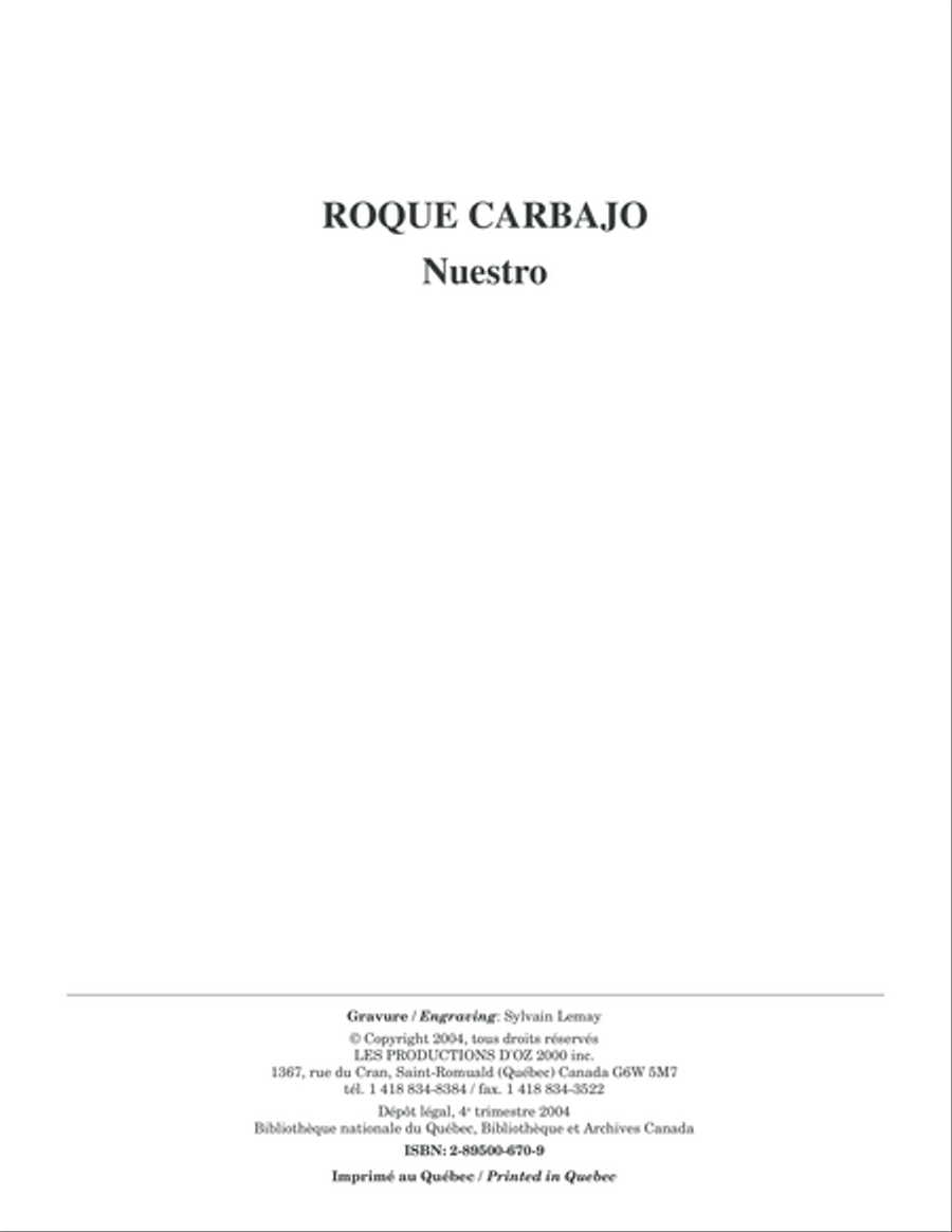 Nuestro Nuestro Classical Guitar scores gallery preview page 1